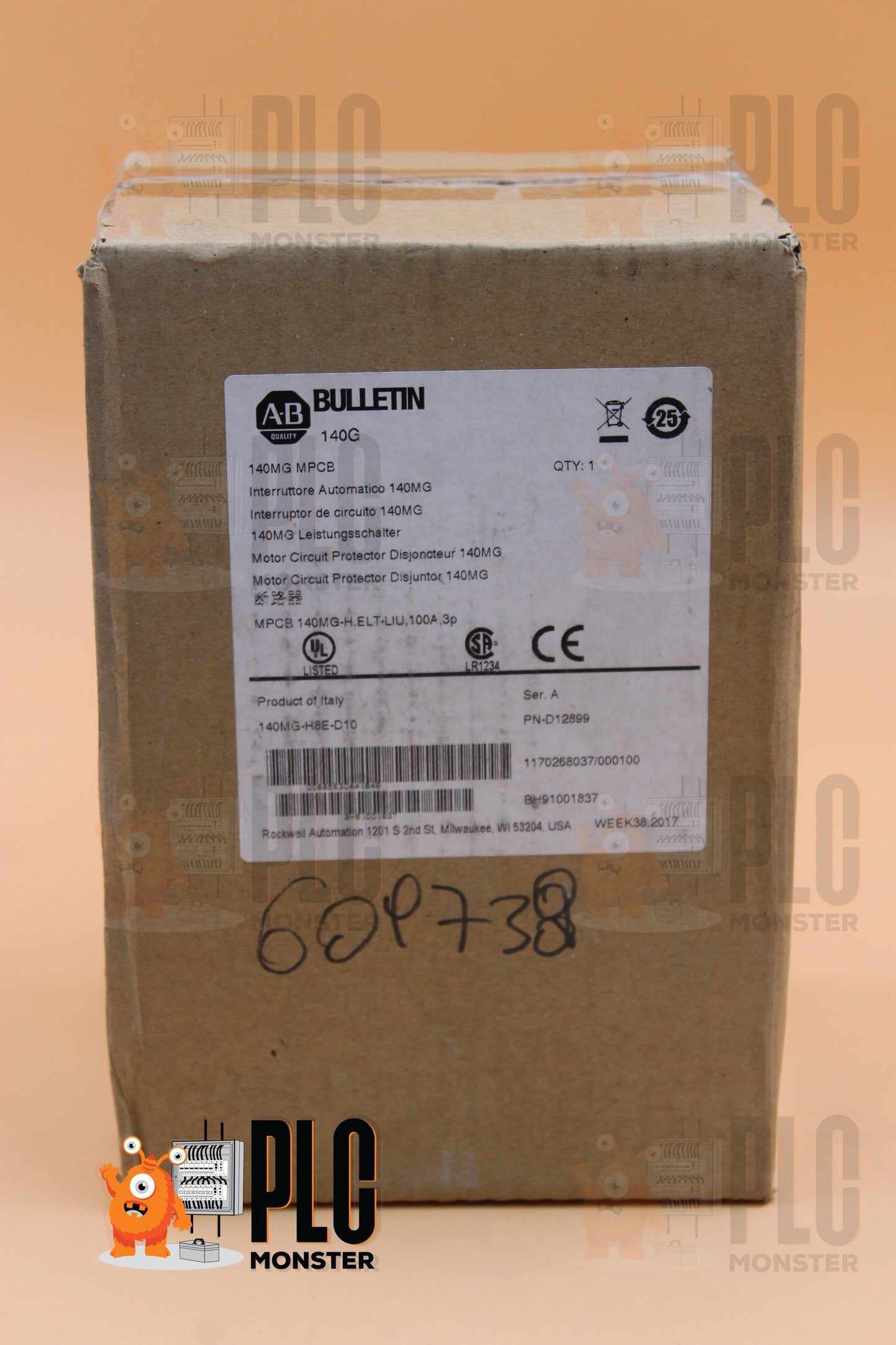 NEW | ALLEN-BRADLEY | 140MG-H8E-D10 |