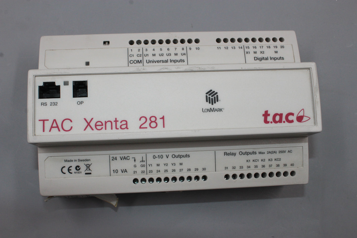 PREOWNED | LONMARK | TAC Xenta 281 |