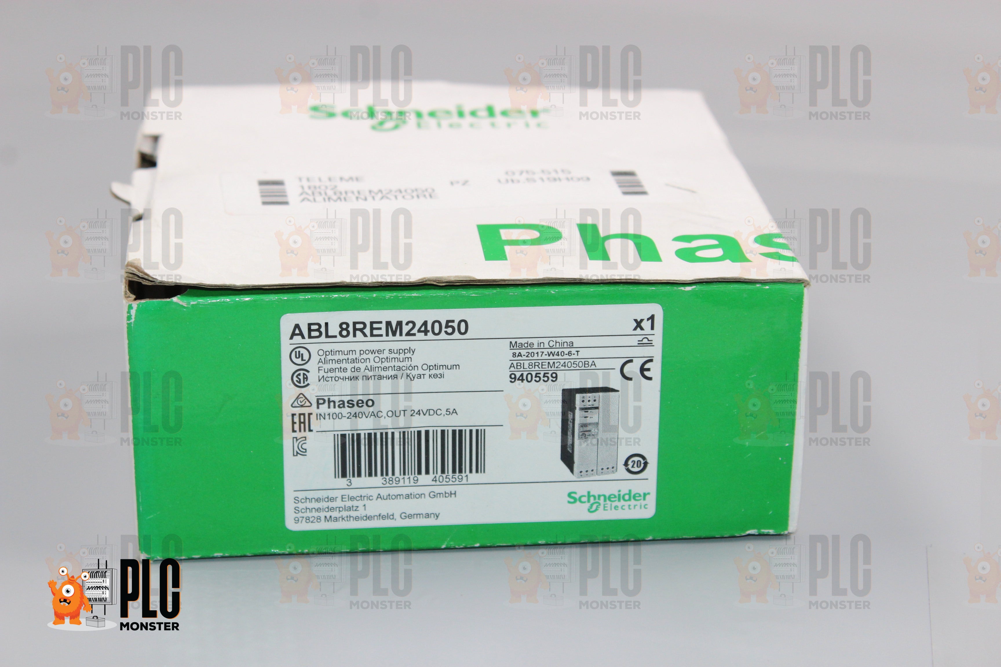 NEW OPEN BOX SCHNEIDER ELECTRIC ABL8REM24050 PLC Monster