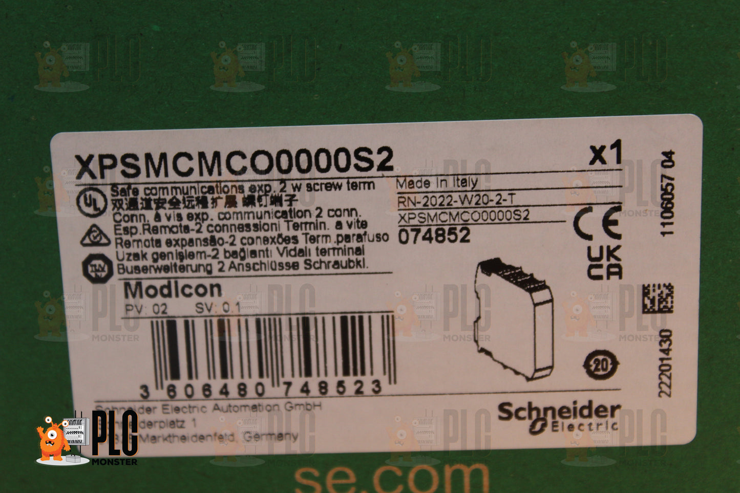 NEW | SCHNEIDER ELECTRIC | XPSMCMCO0000S2 |