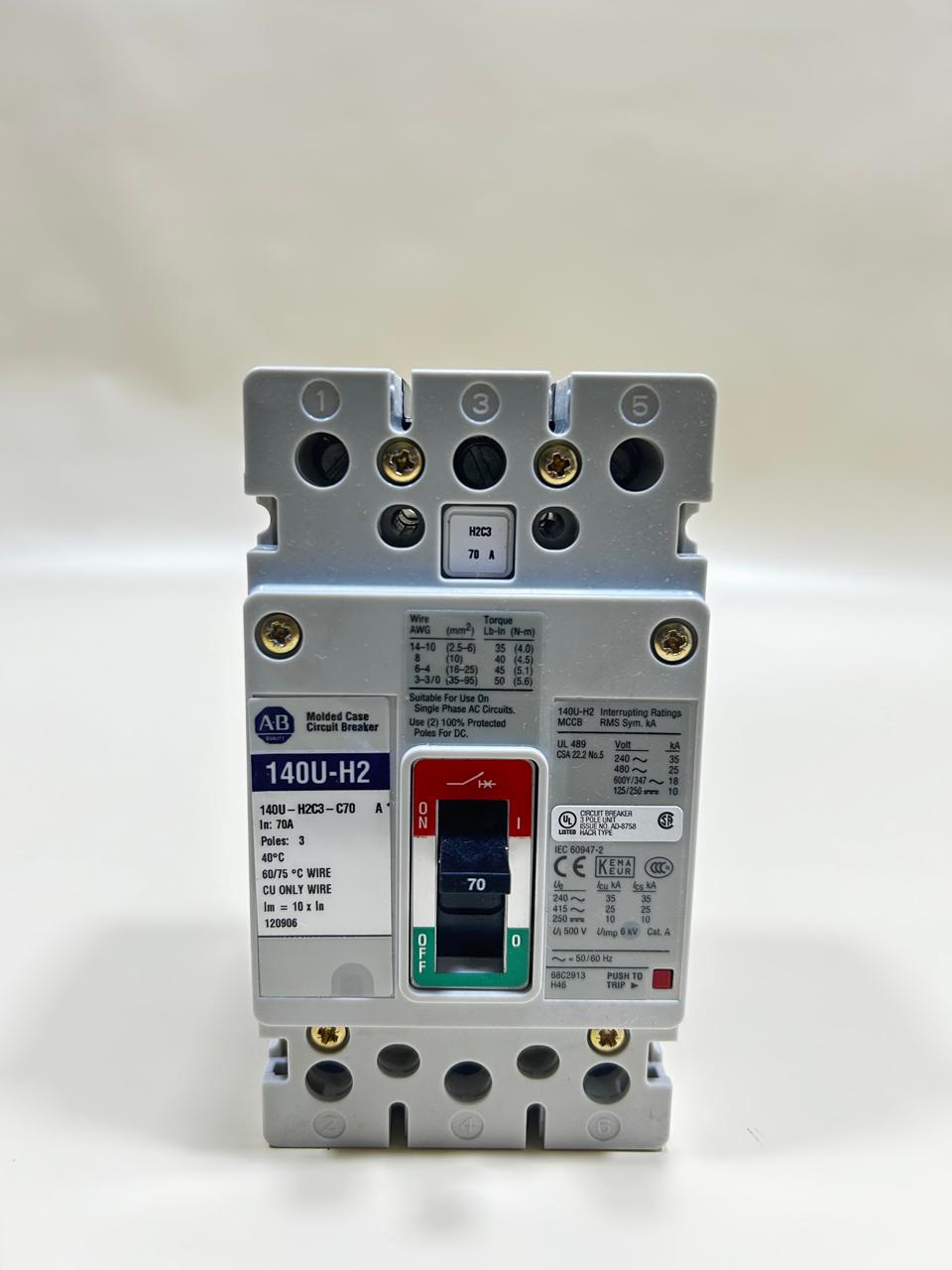 NEW OPEN BOX | ALLEN-BRADLEY | 140U-H2C3-C70 |