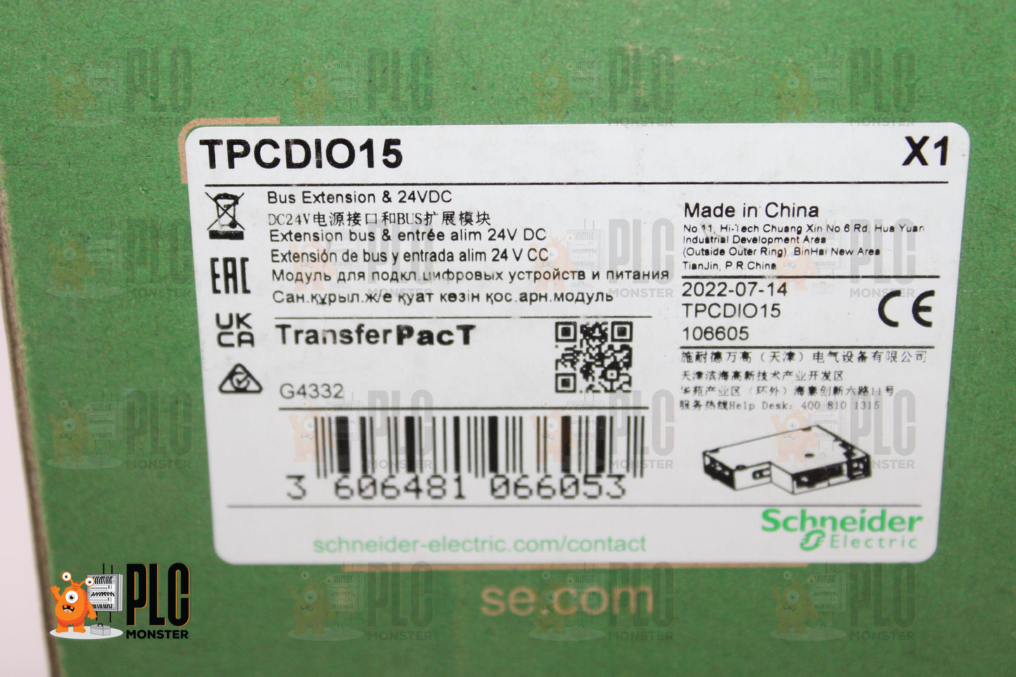 NEW | SCHNEIDER ELECTRIC | TPCDIO15 |
