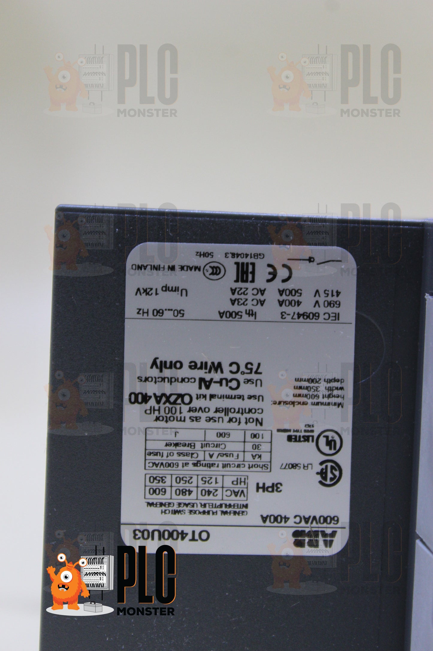 NEW OPEN BOX | ABB | 1SCA022747R6490 OT400U03 |