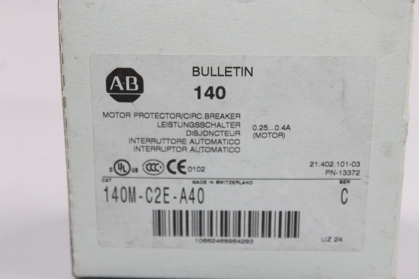 NEW | ALLEN-BRADLEY | 140M-C2E-A40 |