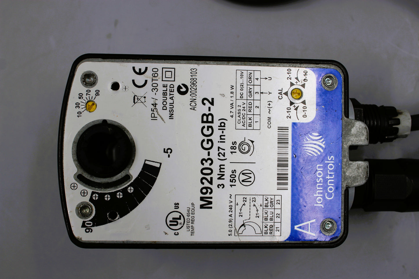 PREOWNED | JOHNSON CONTROL | M9203-GGB-2 |