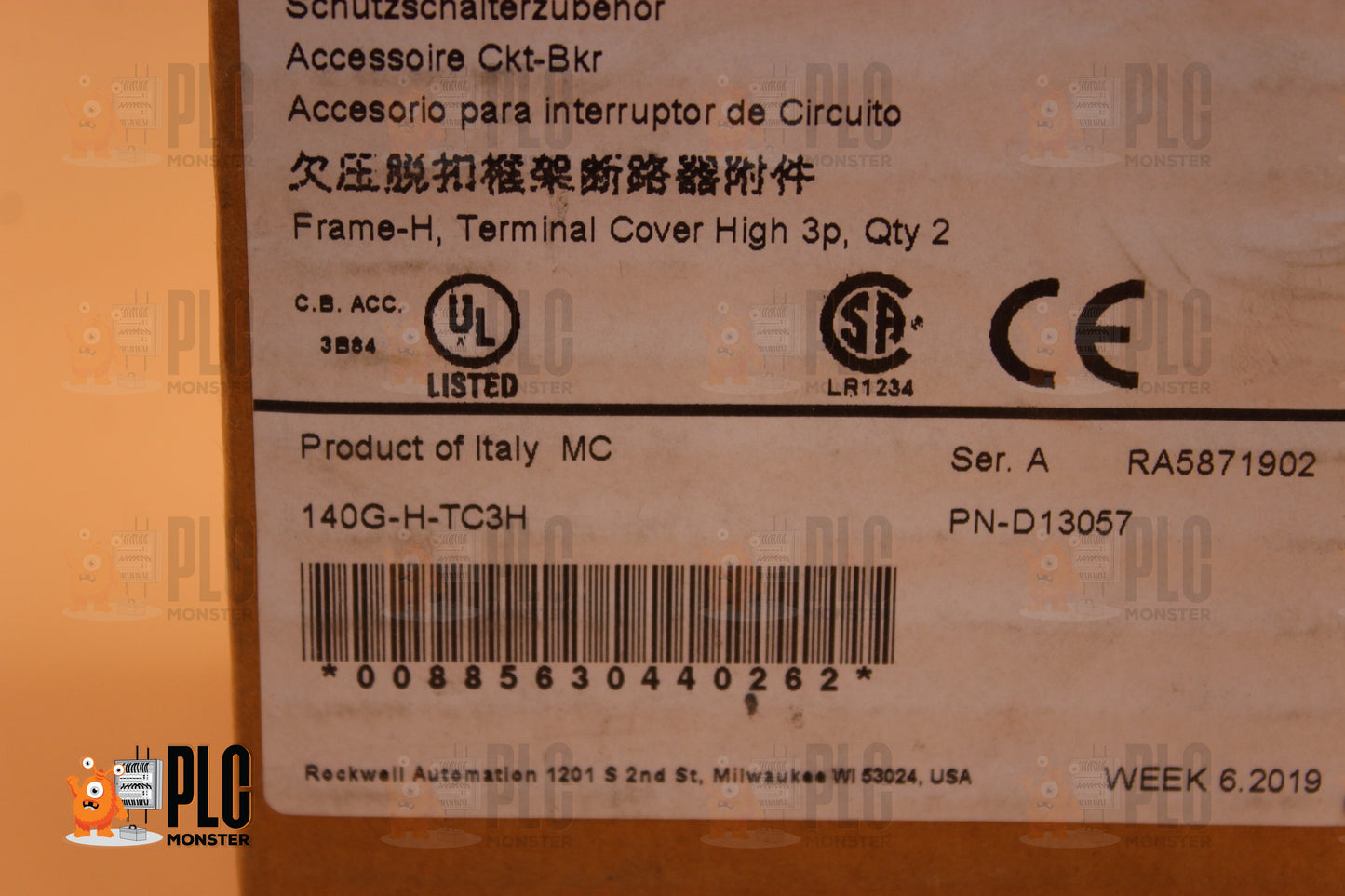 NEW OPEN BOX | ALLEN-BRADLEY | 140G-H-TC3H |