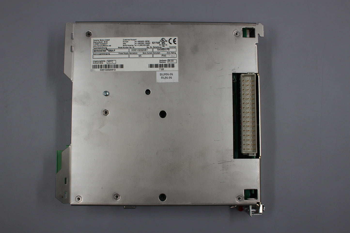 PREOWNED | SERVOSTART | 406A-P |