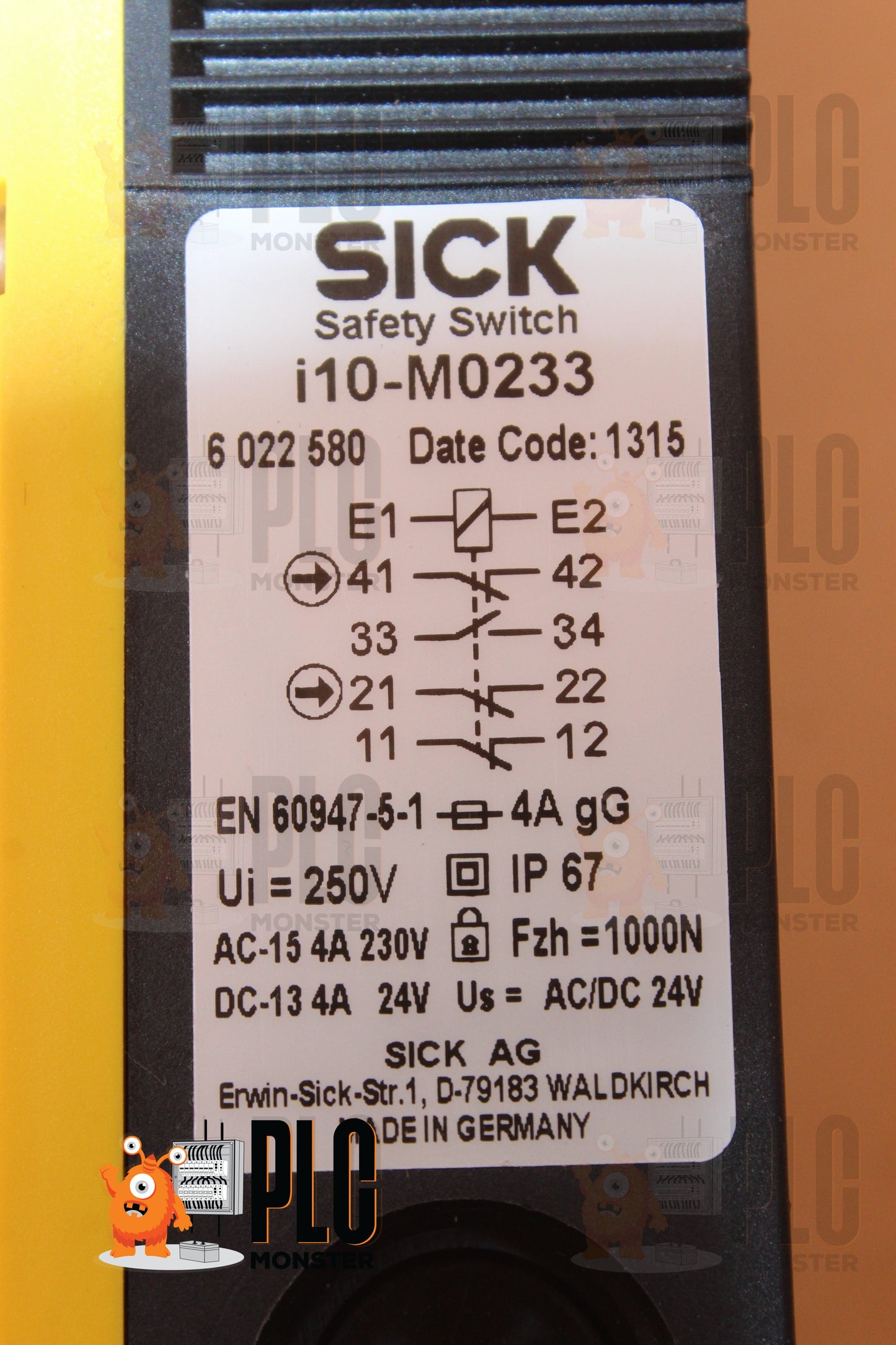 NEW | SICK | I10-M0233 |