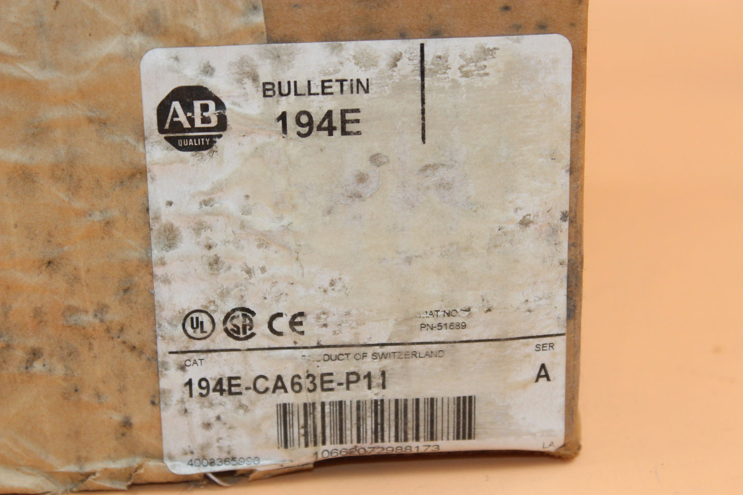 NEW | ALLEN-BRADLEY | 194E-CA63E-P11 |
