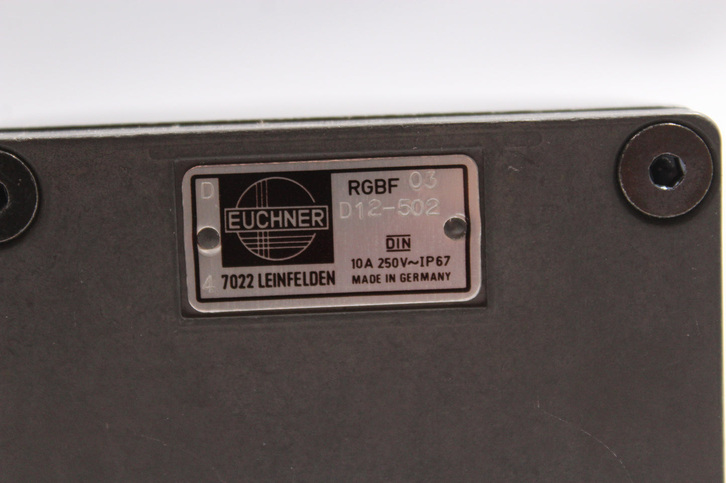 NEW | EUCHNER | RGBF03 D12-502 |