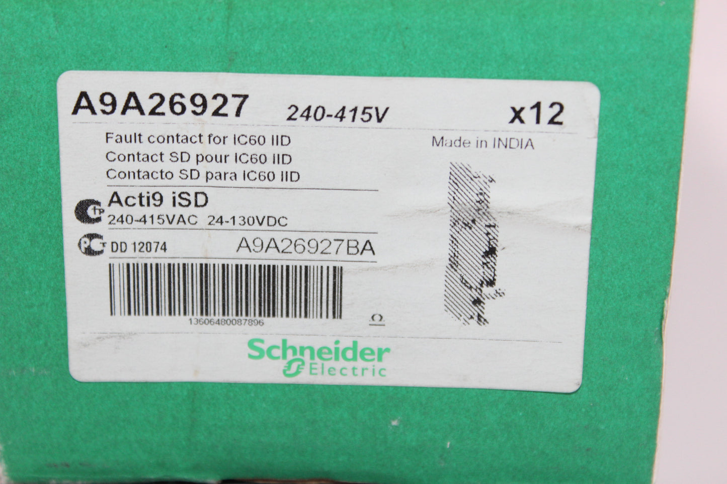 NEW | SCHNEIDER ELECTRIC | A9A26927 |