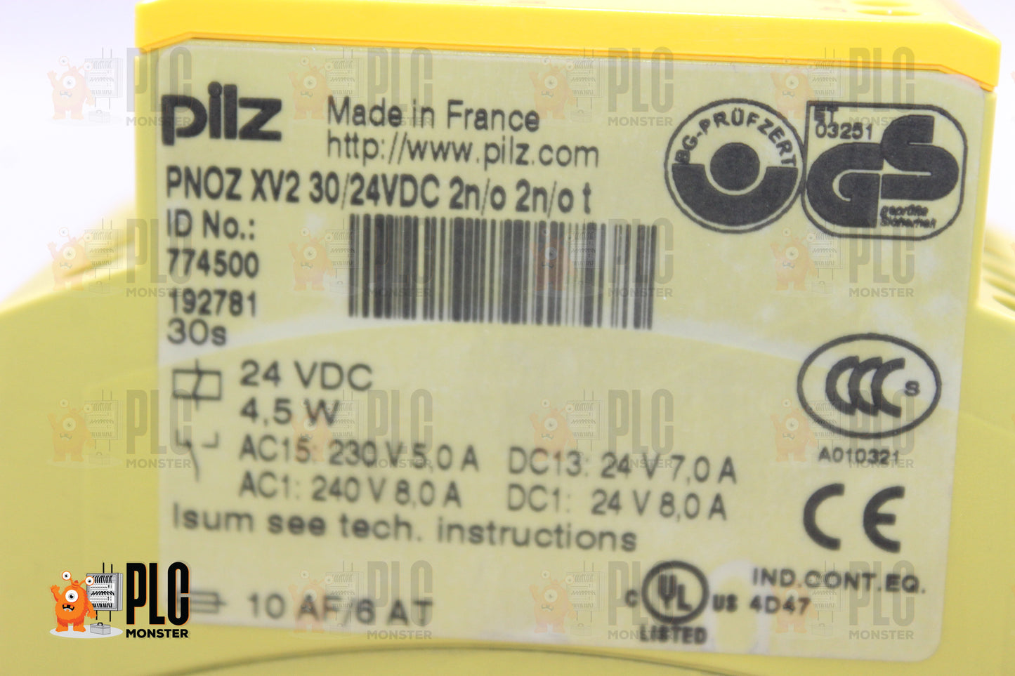 NEW | PILZ | PNOZ XV2 3024VDC 2no 2no t |