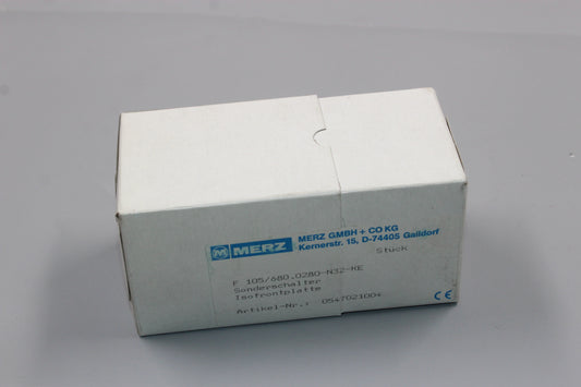 NEW SEALED BOX | MERZ | F 105/680.0280-N32-KE |