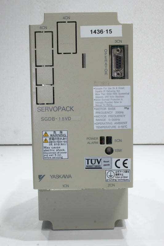 NEW OPEN BOX | YASKAWA | SGDB-15VDY1 |