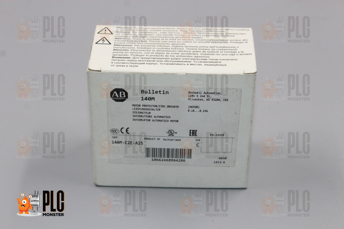 NEW OPEN BOX | ALLEN-BRADLEY | 140M-C2E-A25 |