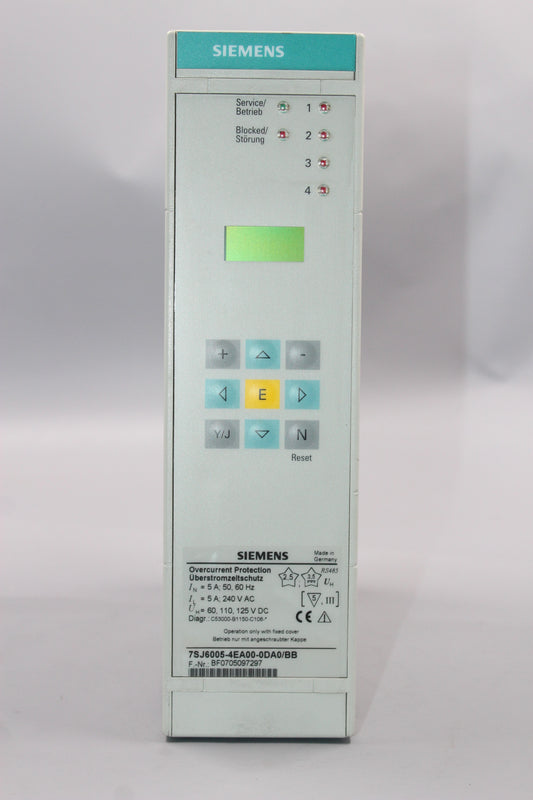 NEW OPEN BOX | SIEMENS | 7SJ6005-4EA00-0DA0-BB |