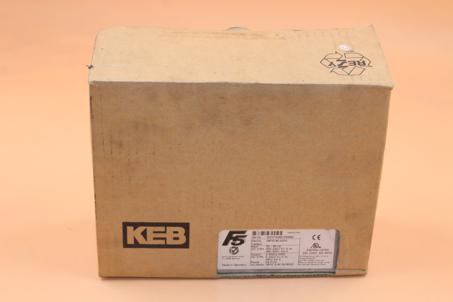 NEW | KEB | F5 09F5C1B-3A0A |