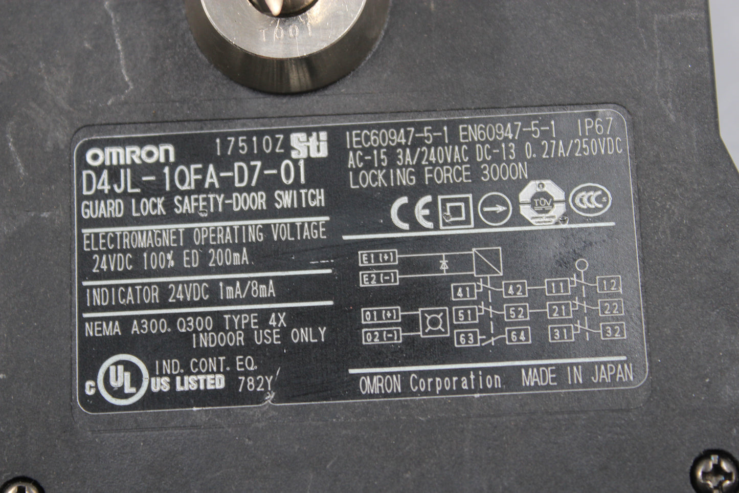 PREOWNED | OMRON |  D4JL-1QFA-D7-01 |