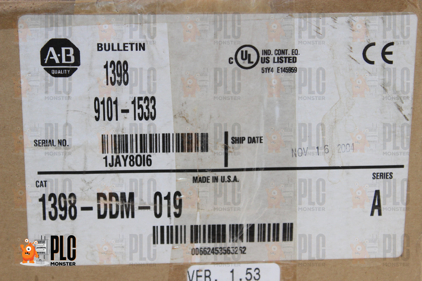 NEW SEALED BOX | Allen-Bradley | 1398-DDM-019 |