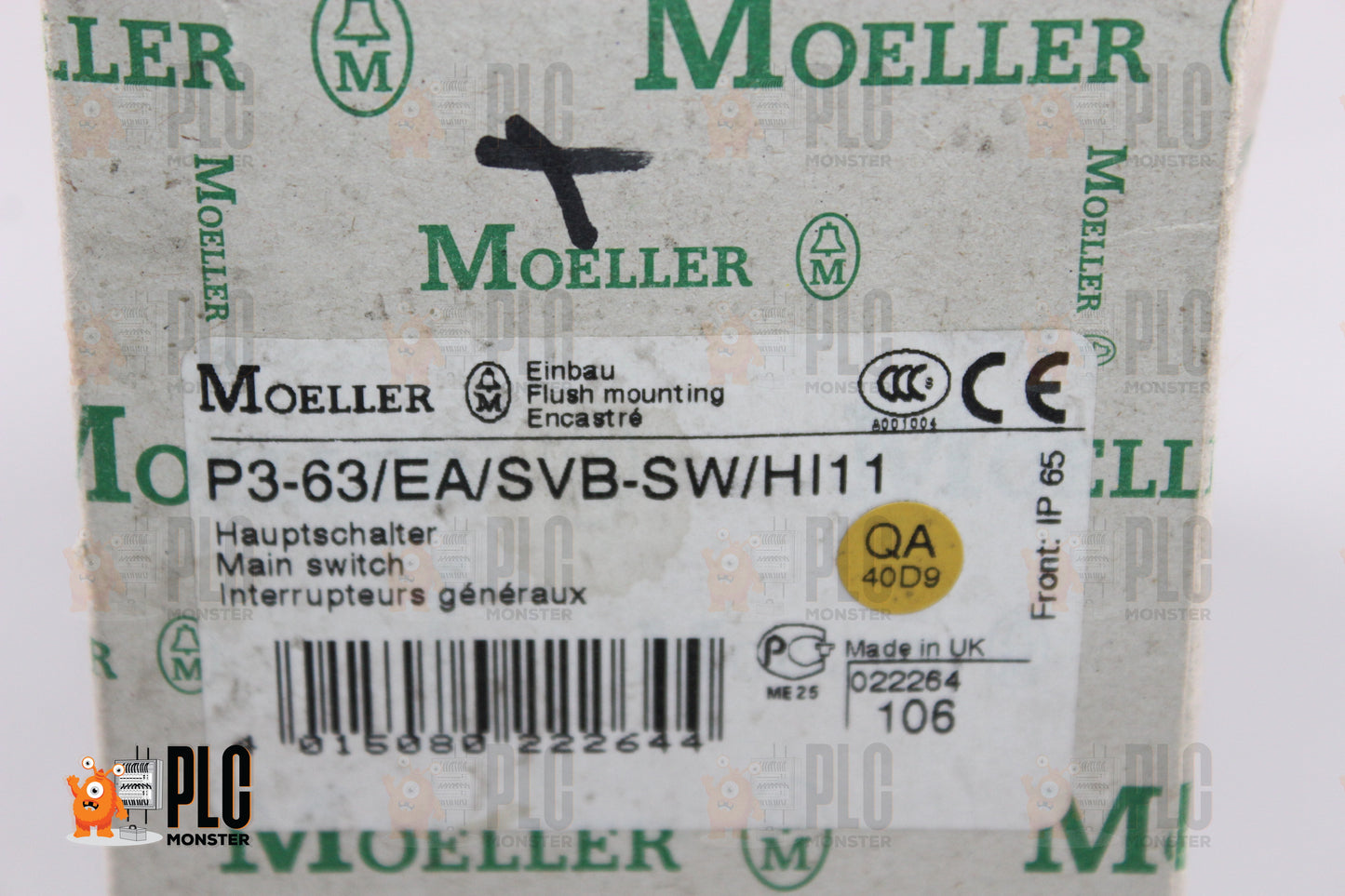 NEW | MOELLER | P3-63/EA/SVB-SW/HI11 |
