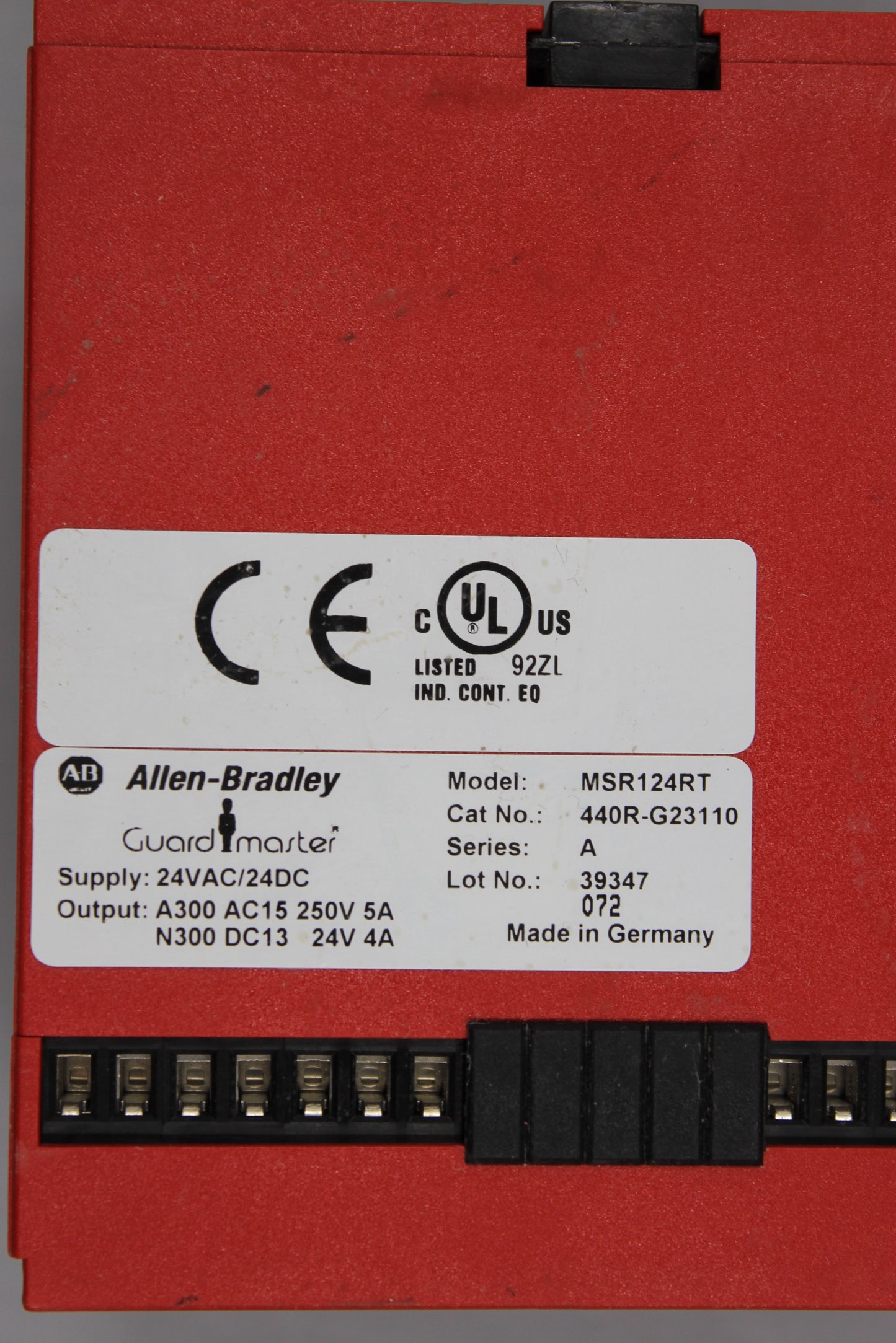 NEW NO BOX | ALLEN-BRADLEY | MSR124RT |