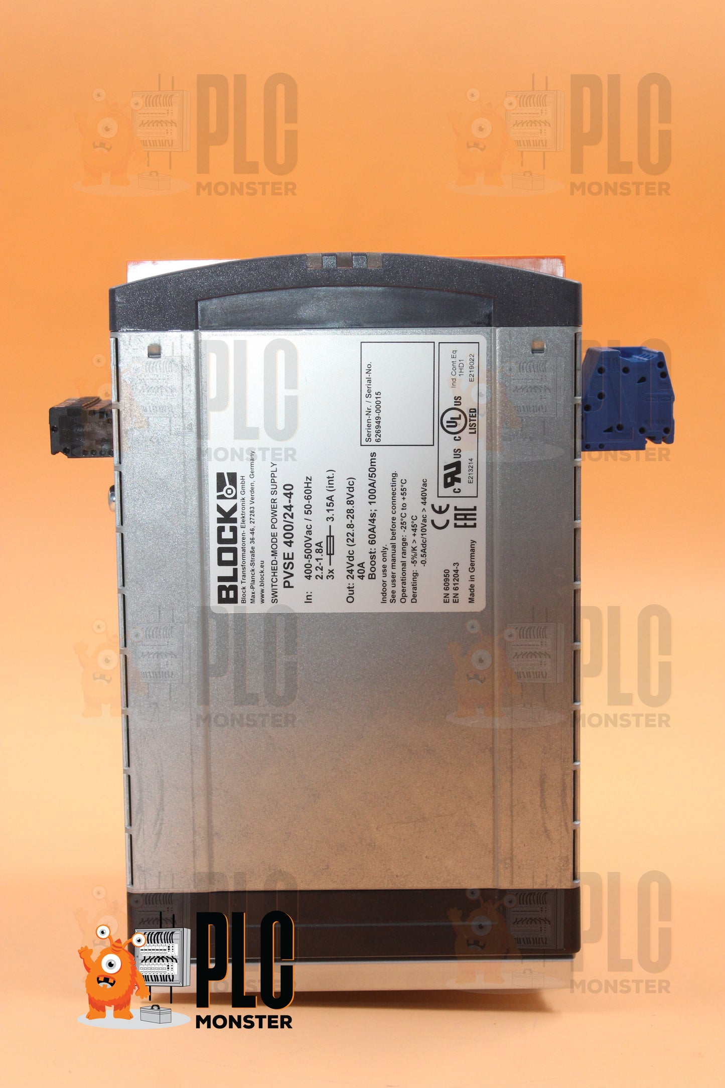 NEW NO BOX | BLOCK | PVSE 400/24-40 |