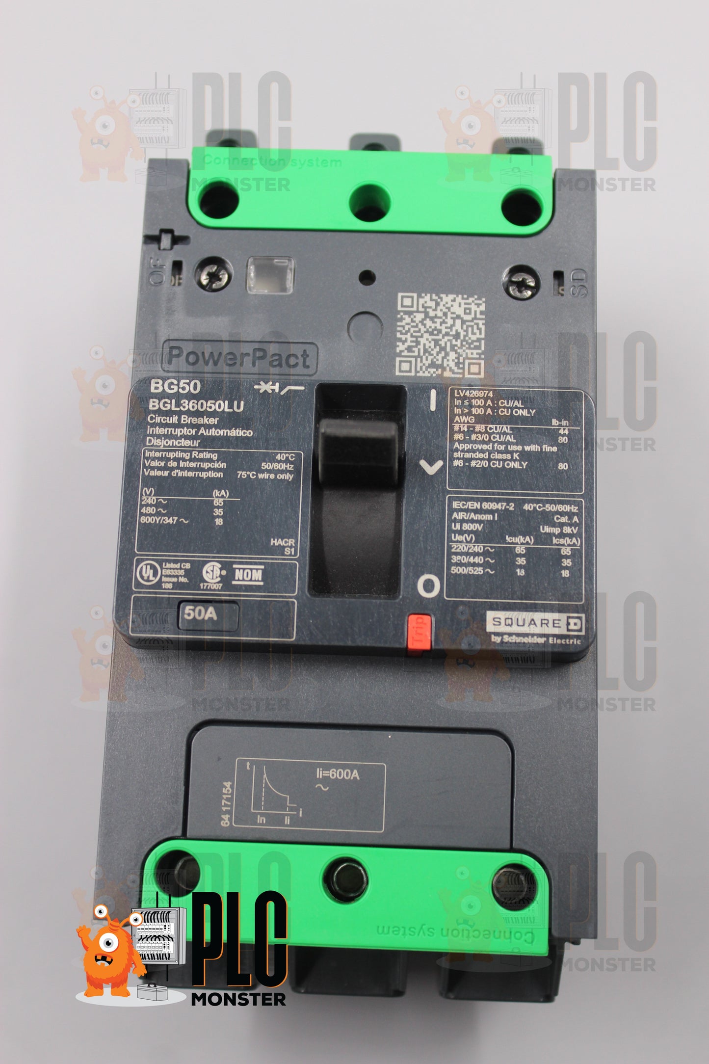 NEW OPEN BOX | SQUARE D | BGL36050LU |