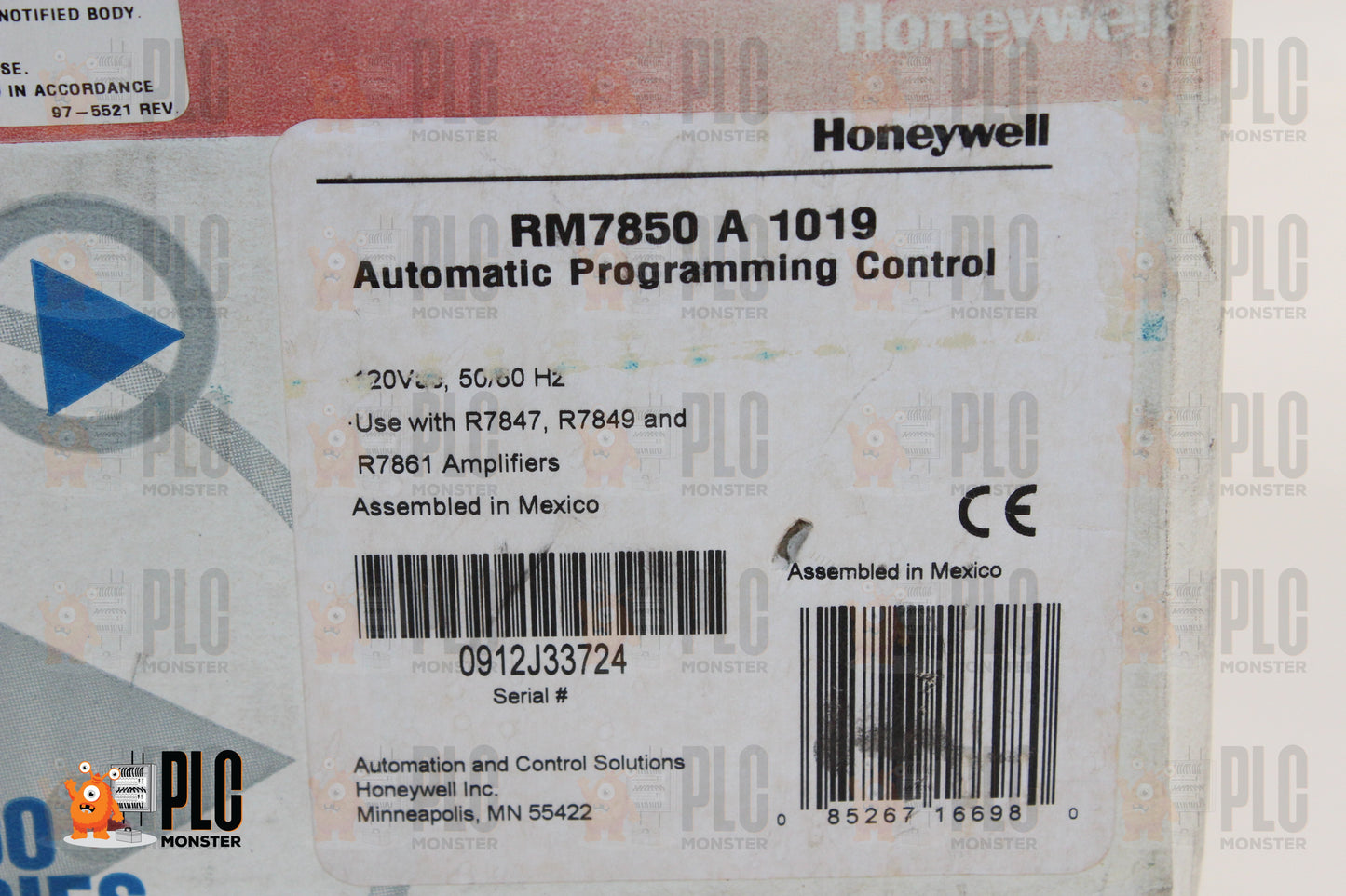 NEW | HONEYWELL | RM7850 A 1019 |
