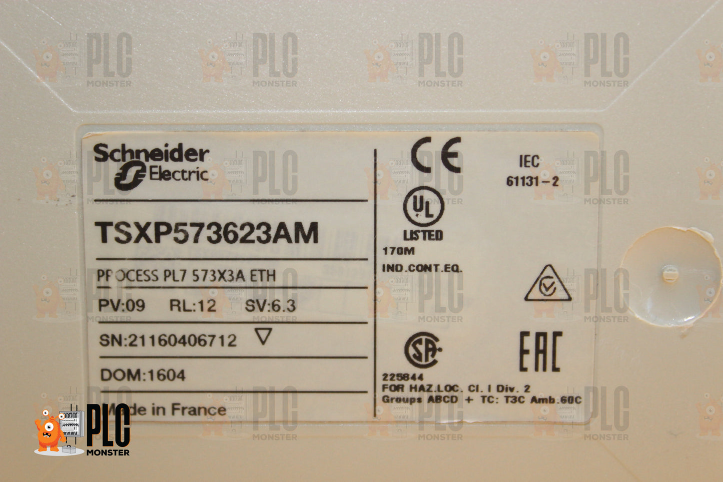 NEW NO BOX | SCHNEIDER ELECTRIC | TSXP573623AM |