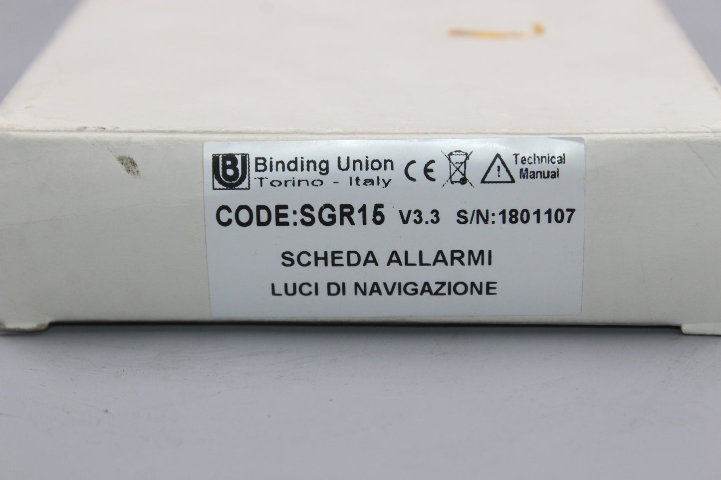 NEW | BINDING UNION | SGR15 |