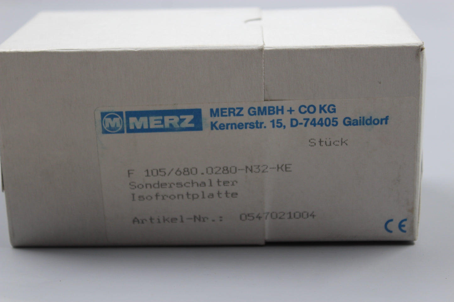 NEW SEALED BOX | MERZ | F 105/680.0280-N32-KE |