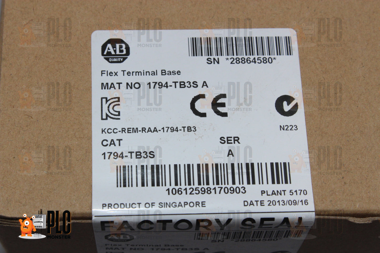 NEW OPEN BOX | ALLEN-BRADLEY | 1794-TB3S  |
