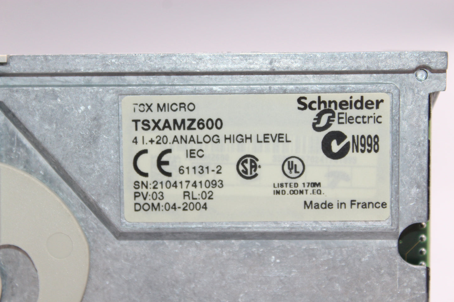 PREOWNED | SCHNEIDER ELECTRIC | TSXAMZ600 |
