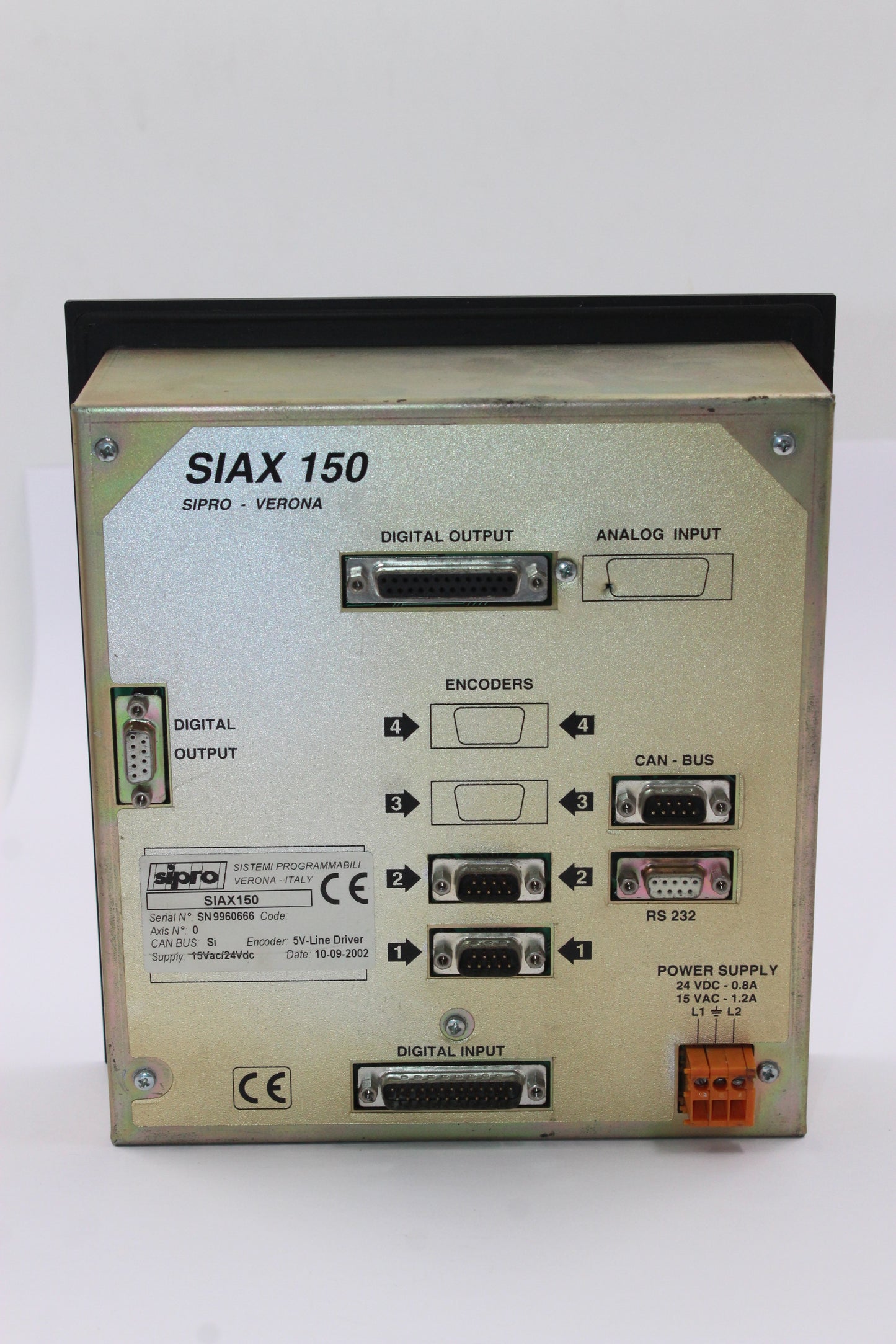 PREOWNED | SIPRO | SIAX 150 |