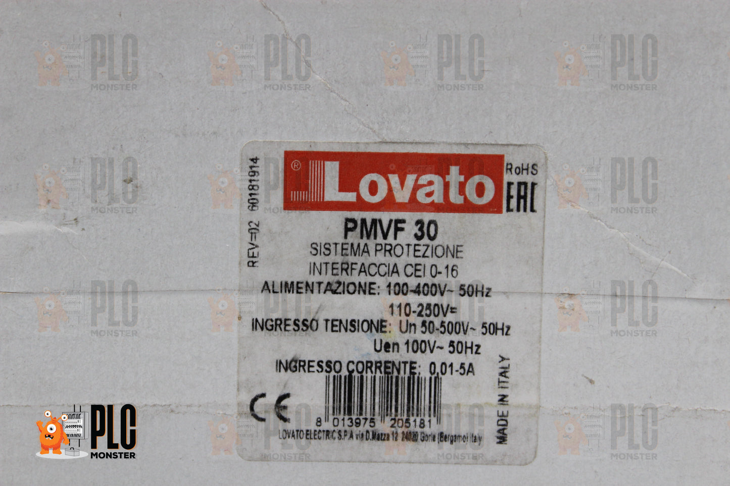 NEW OPEN BOX | LOVATO | PMVF 30 |