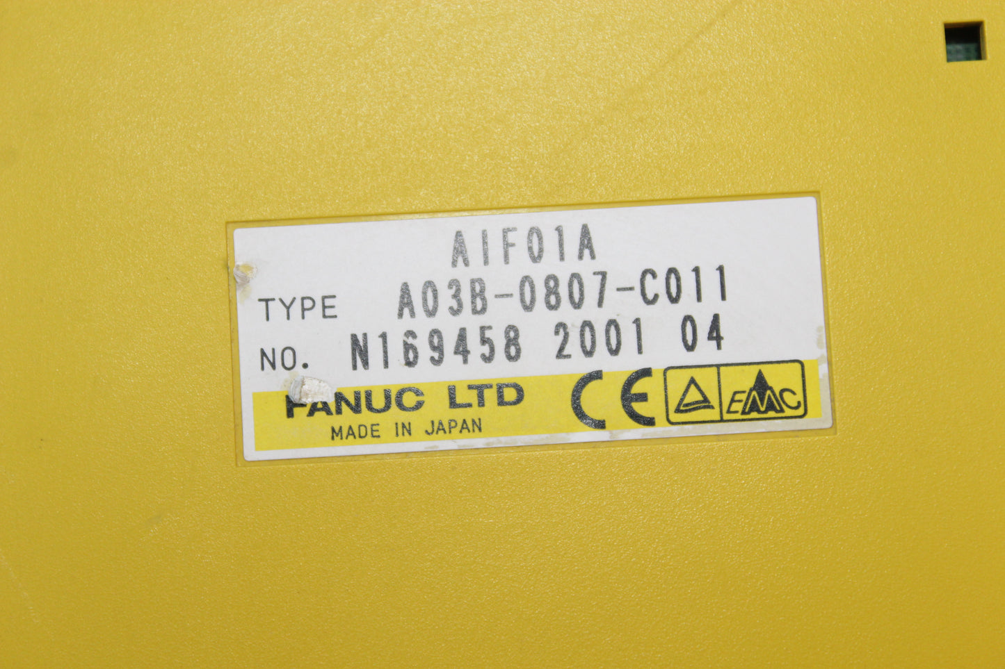 PREOWNED | FANUC | A03B-0807-C011 |