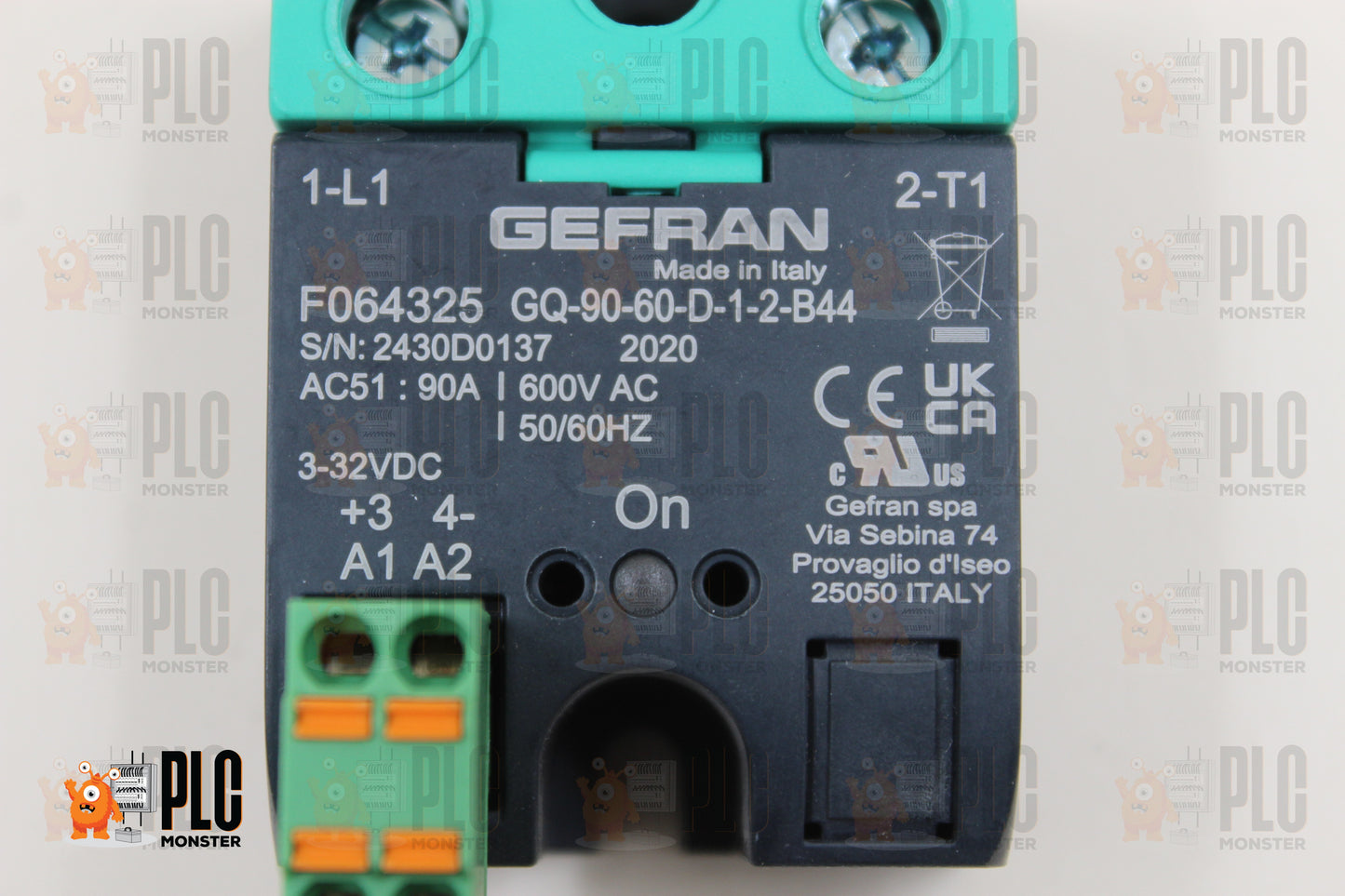 NEW NO BOX | GEFRAN | F064325 GQ-90-60-D-1-2-B44 |
