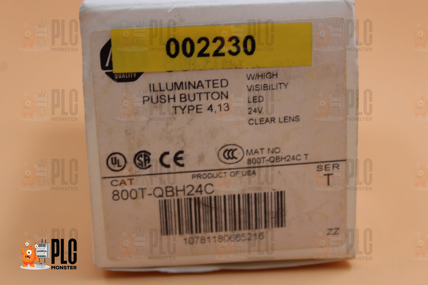 NEW | ALLEN-BRADLEY | 800T-QBH24C |