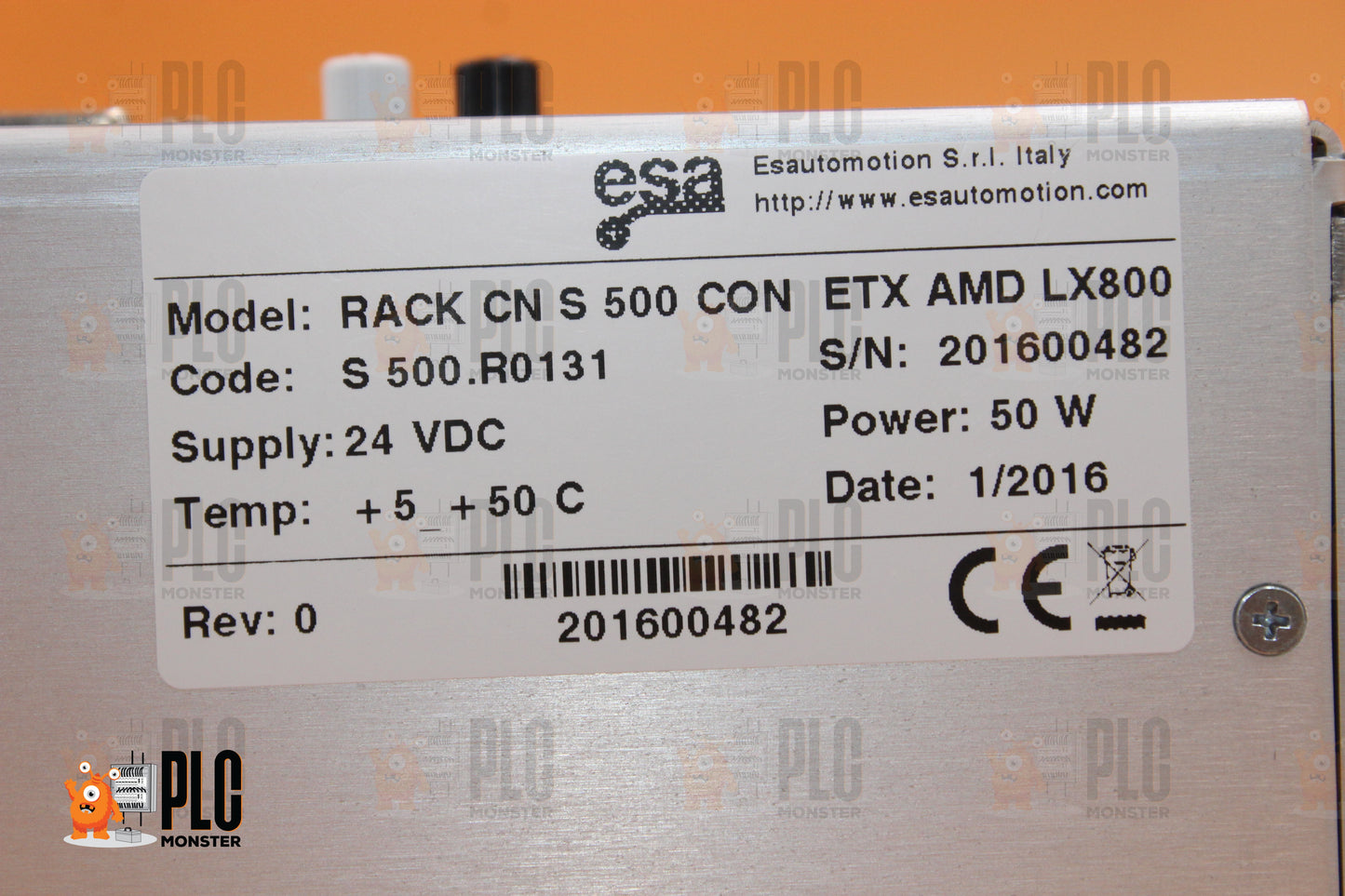 NEW NO BOX | esa  | RACK CN S 500 CON ETX AMD LX800 |