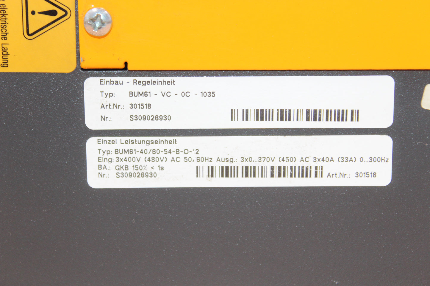 REFIRBISHED | BAUMULLER | BUM61-40 60-54-B-O-12 |