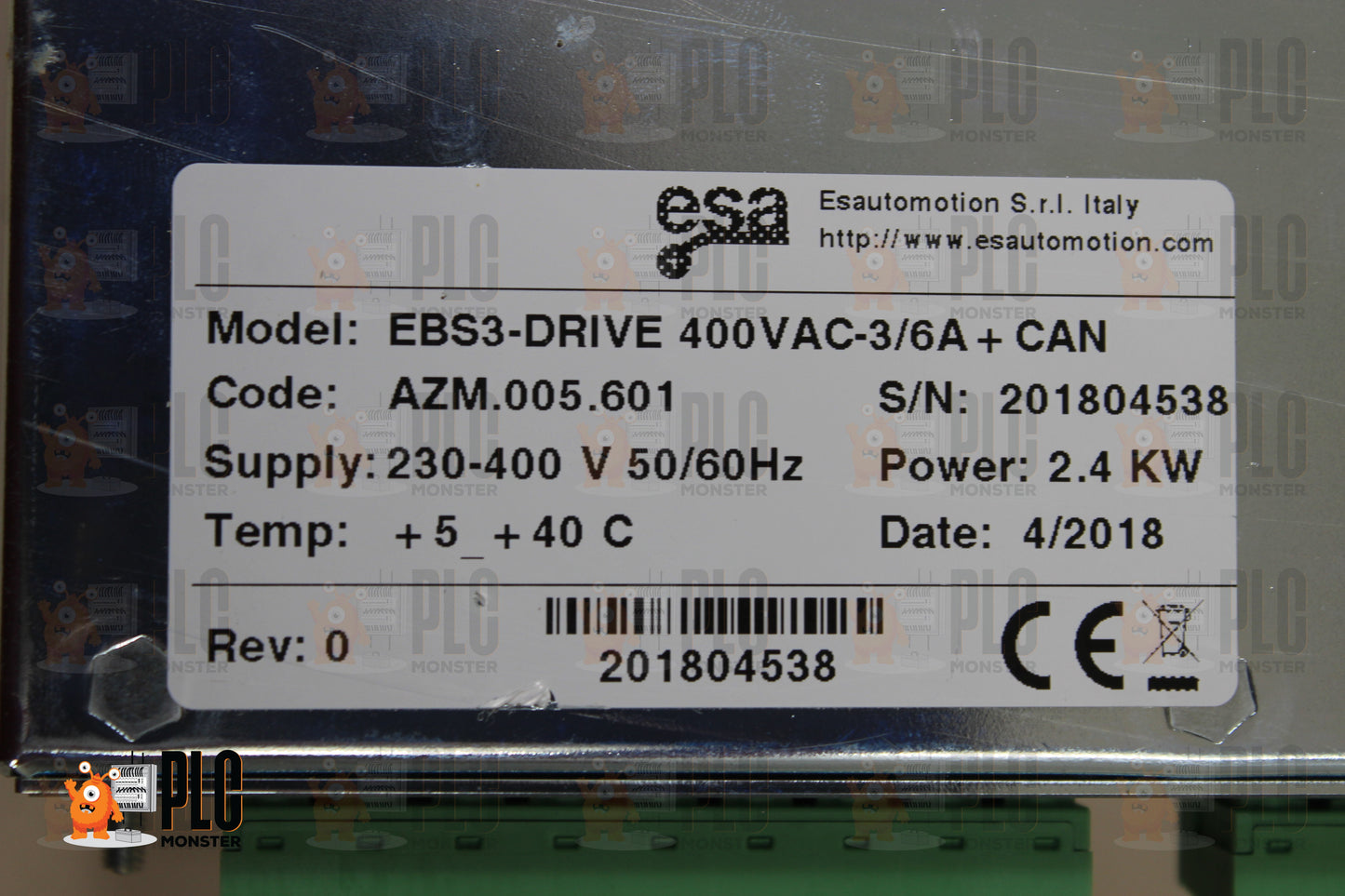 NEW | ESA | EBS3-DRIVE AZM.005.601 |