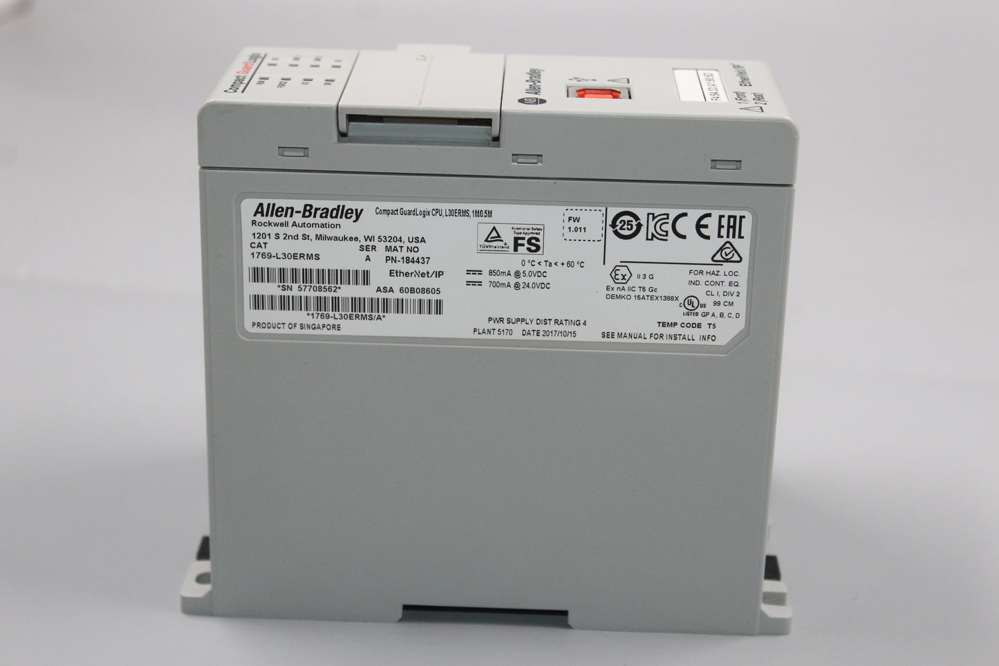PREOWNED | ALLEN-BRADLEY | 1769-L30ERMS |