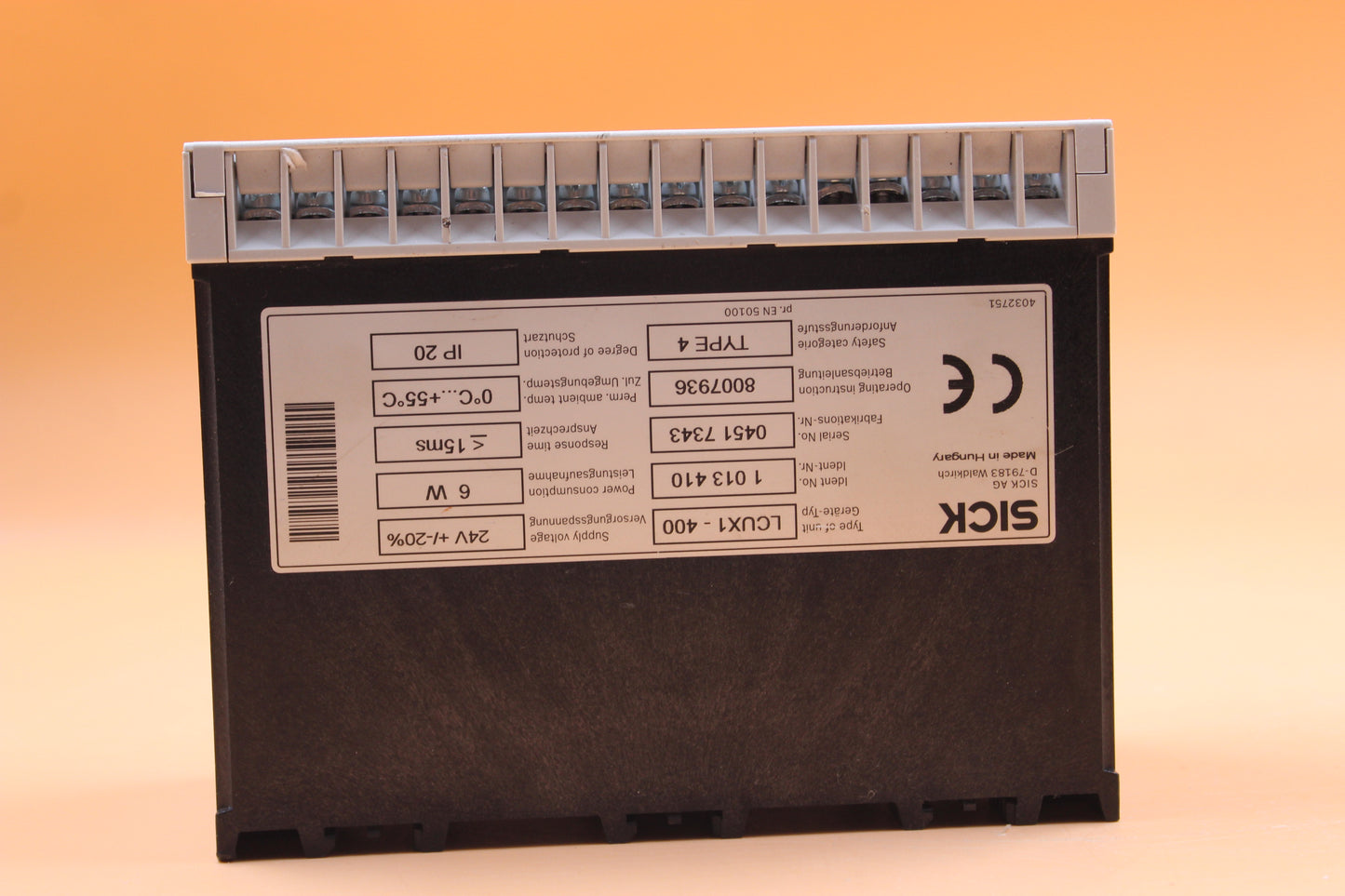 NEW NO BOX | SICK | LCUX1-400 |