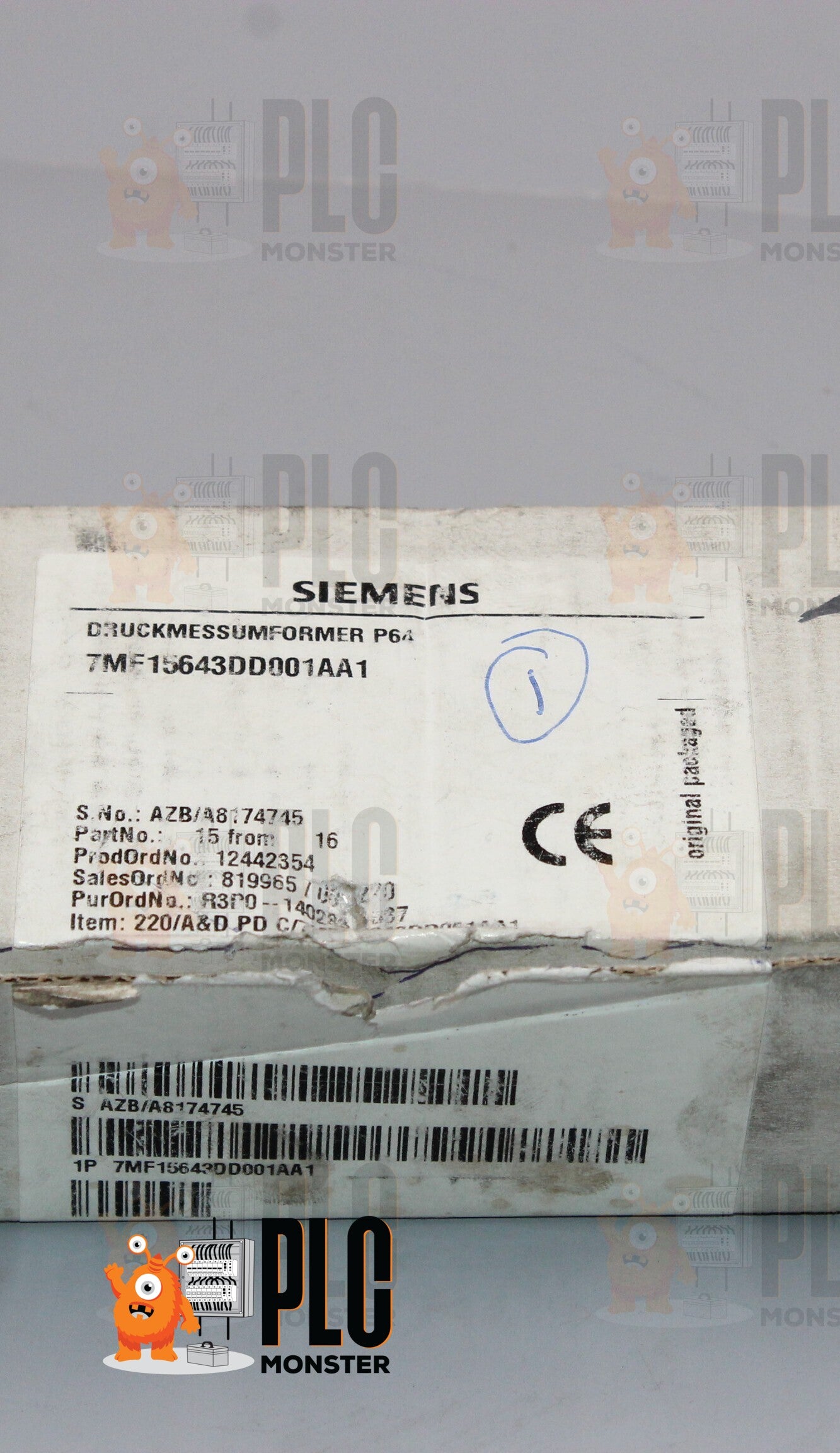 NEW | SIEMENS | 7MF1564-3DD00-1AA1 |
