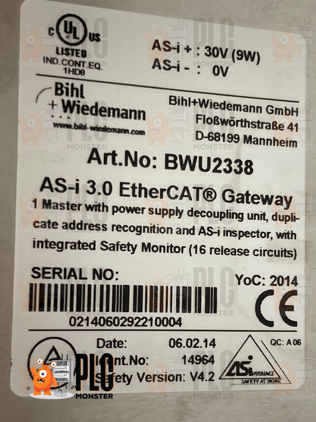 PREOWNED | Bihl Wiedemann | BWU2338 |
