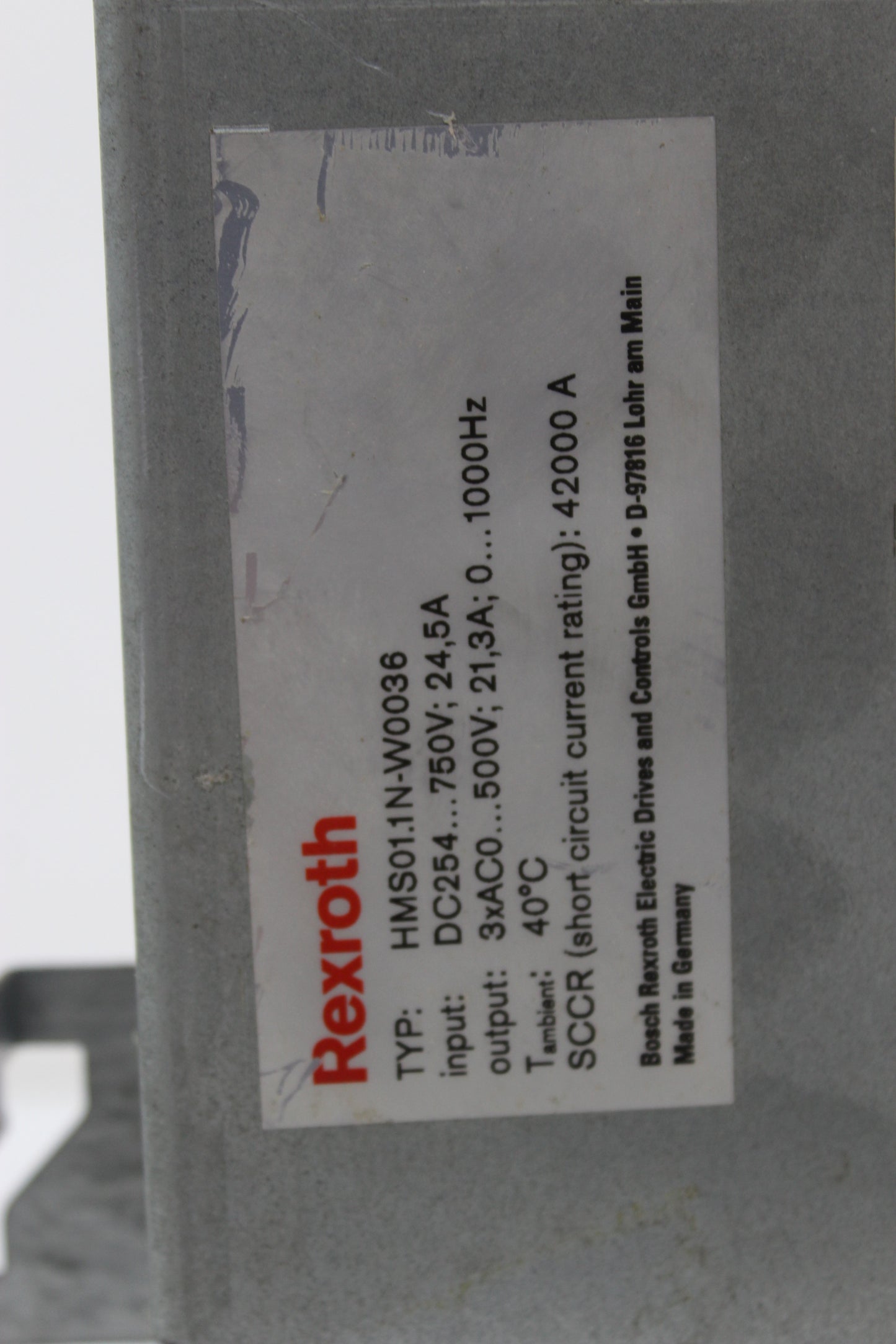 PREOWNED | REXROTH | HMS01.1N-W0036 |