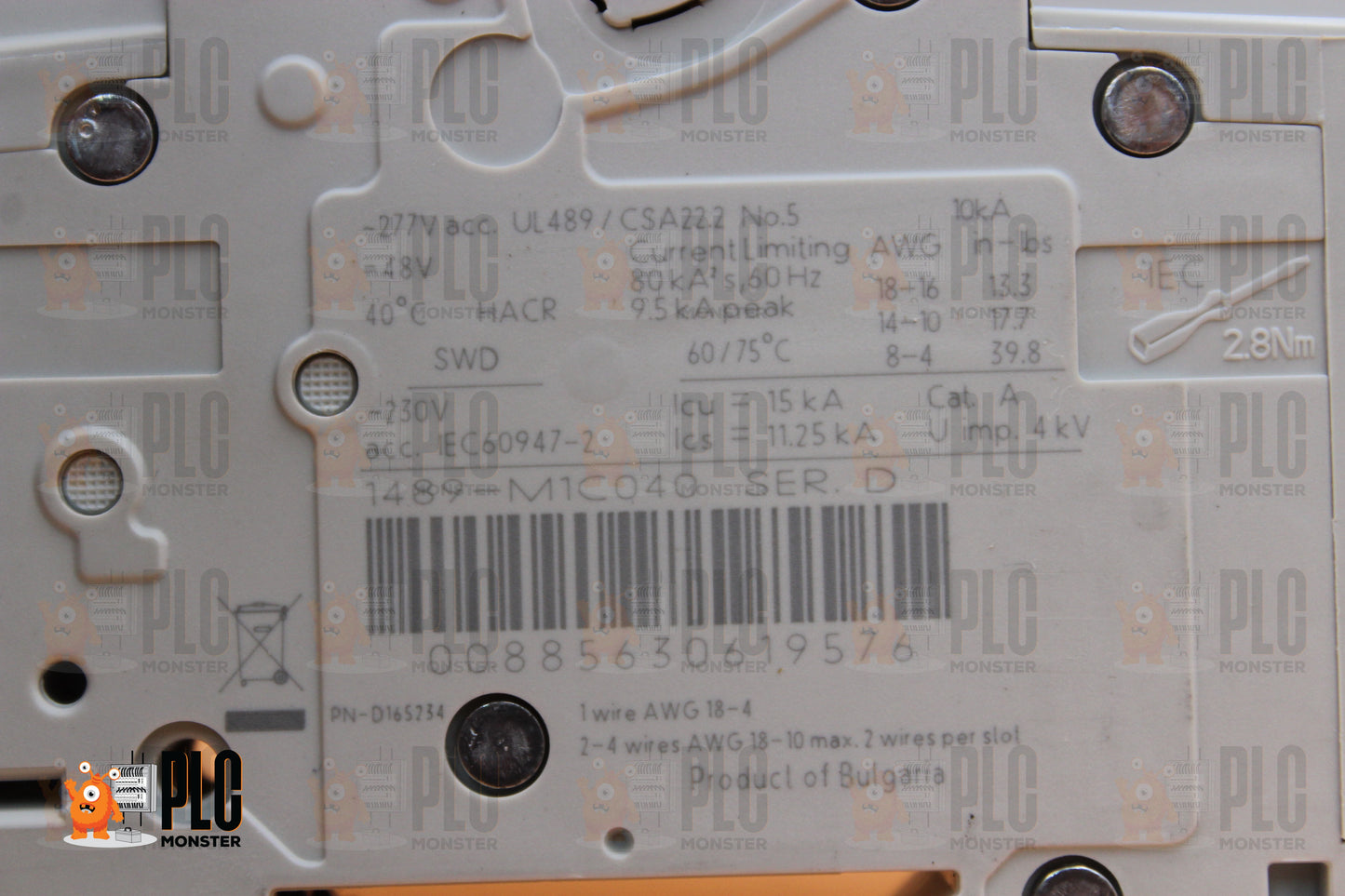 LOT OF 2 | NEW | Allen-Bradley | 1489-M1C040 |