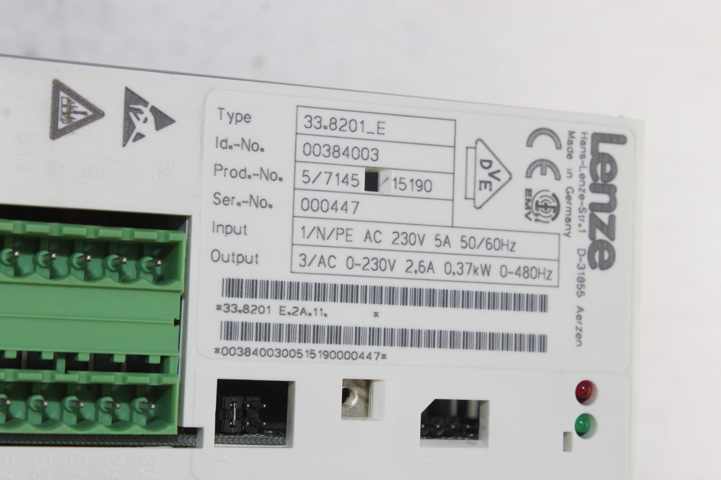 NEW | Lenze | 33.8201_E |